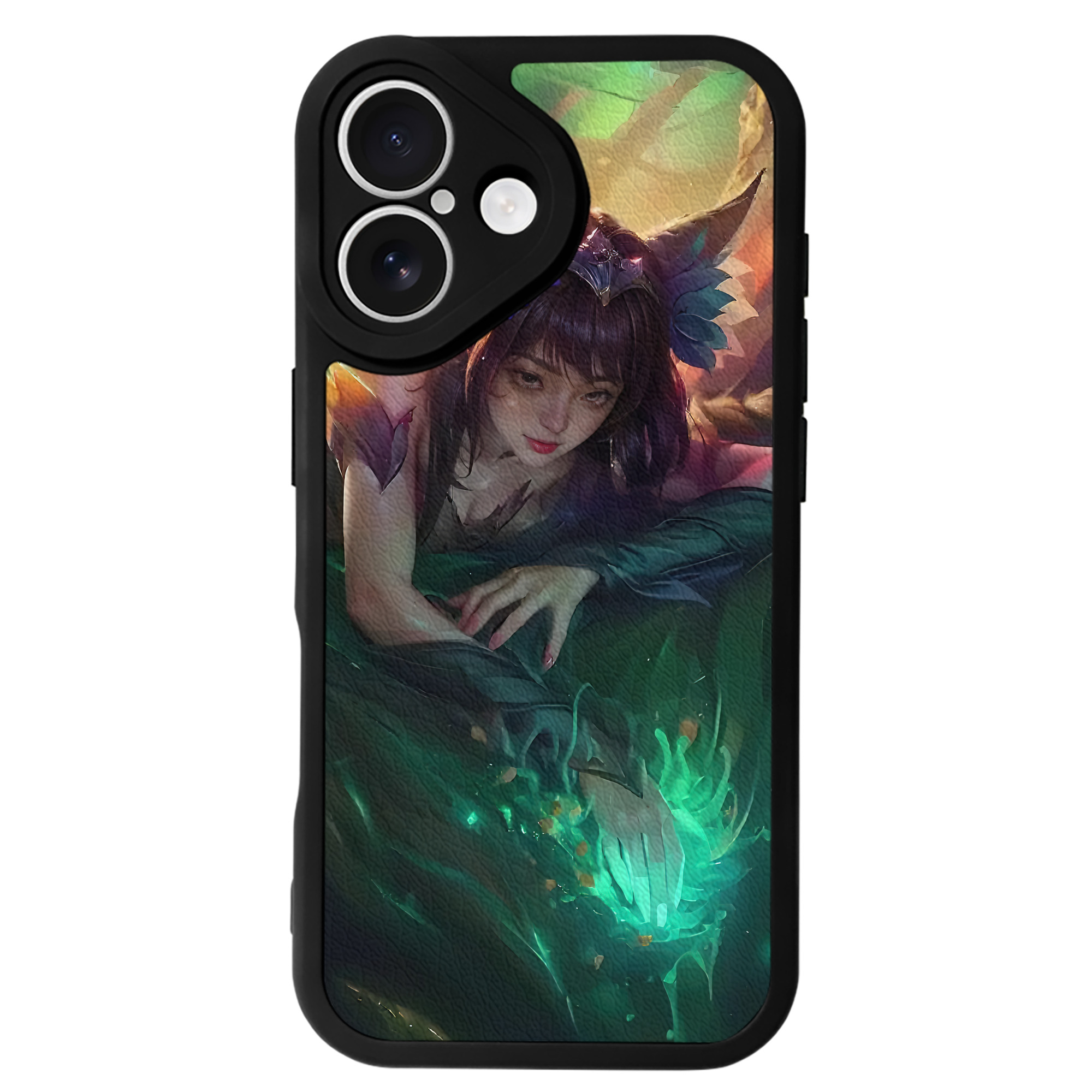 リーグ・オブ・レジェンド League of Legends LOL 【iPhone 16シリーズ対応】シリコンスマホケース（レザー調） 材質：シリコン